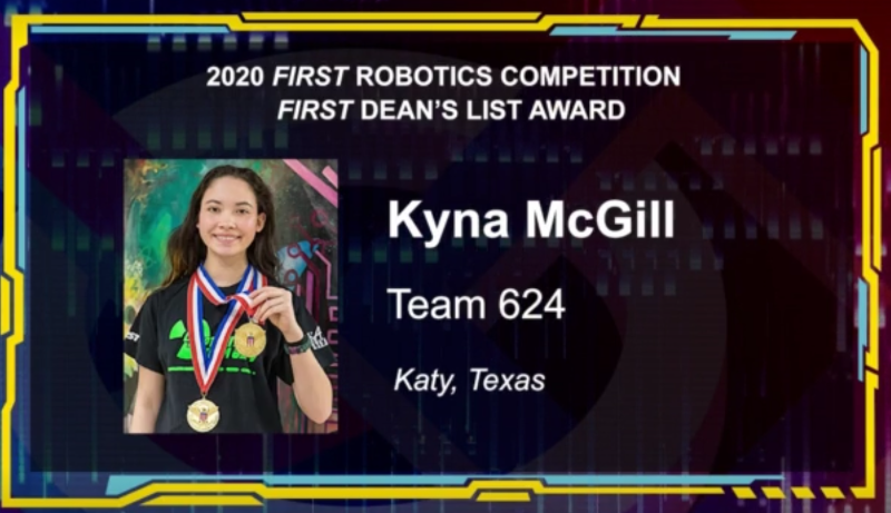 Read more about the article Kyna McGill: Dean’s List Winner
