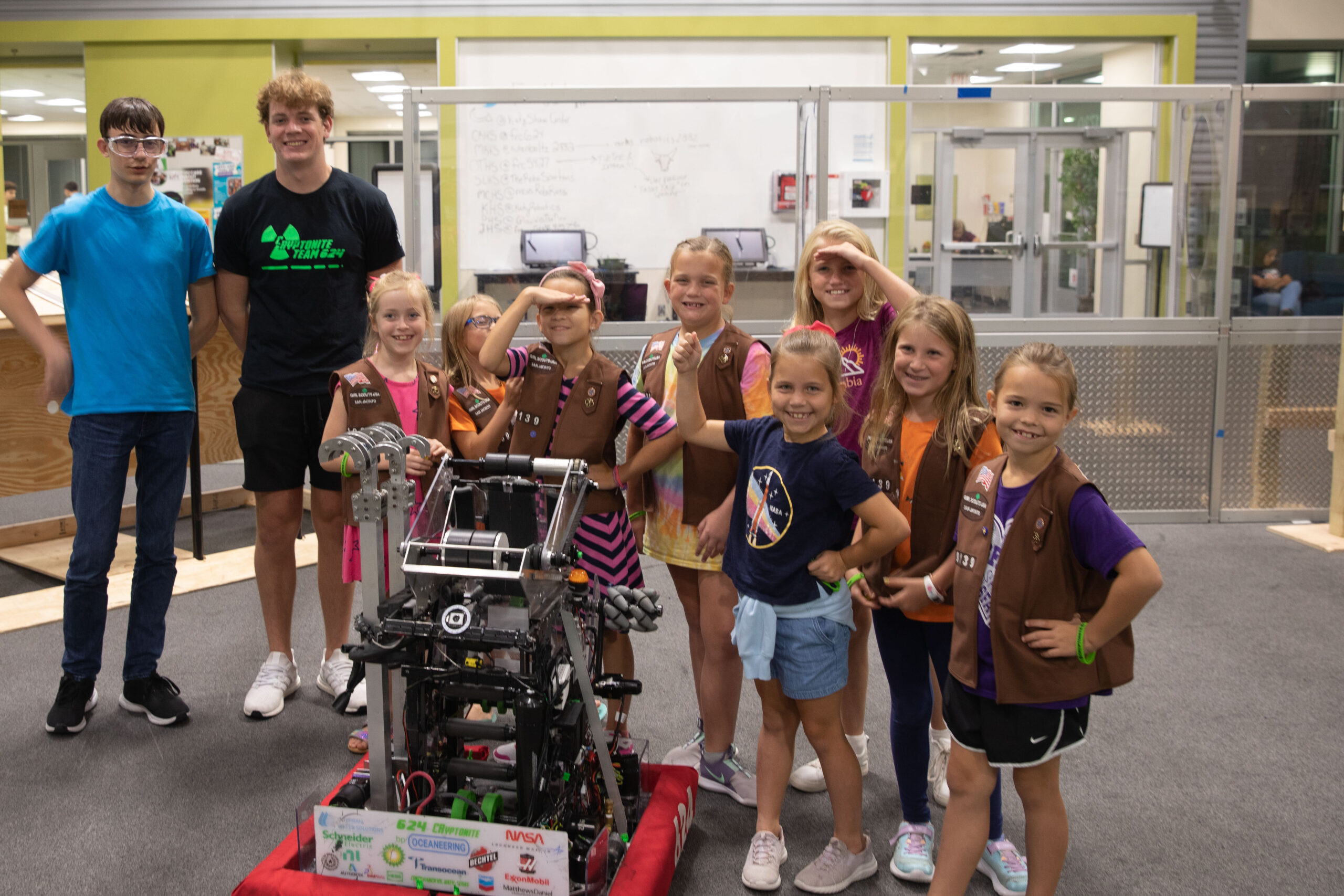Read more about the article Girl Scouts Visit Team 624